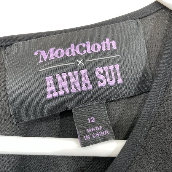 ModCloth X Anna Sui Dress Size 12 - Picture 5 of 9